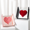 Acrylic Transparent Magic Mirror Love Gift Box Window Opening Panoramic Heart-shaped Flower Shop Flowers Gift Box