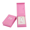 Custom Small Magnetic Closure Paper Cardboard Flip Lid Nail Polish Bottle Packaging Box with Foam Insert