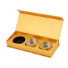 Luxury Special Paper Magnetic Closure Folding Tea Caddy Tea Canister Set Packaging Box with Foam Insert Custom Logo