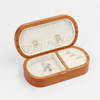 Luxury Oval Style Wood Ring Earring Necklace Jewelry Packaging Box Wholesale Luxury Customized Wood Jewelry Storage Case Box