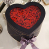 Wholesale Luxury Flower Gift Boxes Heart Shaped Love Rose Flower Box With Spoonge For Preserved Roses Bouquets