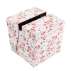 New Arrival Square Paper Double Open Surprise Preserved Rose Flower Gift Packaging Box for Valentine's Day
