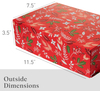 25*33cm Christmas Holiday Folding Paper Poly Mailers Designer Self Seal Shipping Mailing Box Courier Bag for Clothes
