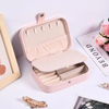 New Design Stock Portable Superior Quality Luxury Organizer Jewelry Leather Jewelry Travel Case Jewelry Box