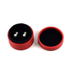Custom Logo Printed Round Paper Jewelry Gift Packaging Romantic Ring Earring Jewelry Boxes Jewelry Packaging Storage Case Box
