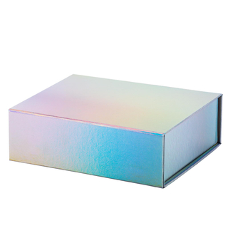 6.7x5.5x2.2 Inch Small Luxury Folding Jewelry Christmas Collapsible Paper Packaging Gift Box With Magnetic Closure Lid