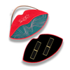 Custom Logo Printing Luxury Cardboard Paper Lip Shaped Lip Gloss Boxes Mouth Shape Lipstick Cosmetic Packaging Box