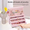 New Senior European Princess Large Capacity Jewelry Storage Case Multi Layer Drawer Jewelry Organizer Box