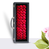 New Product Release Satin Acrylic Valentine's Day Flower Rose Gift Packaging Empty Box Hand-held Wine Gift Box