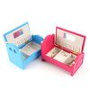 New Arrival Bed Shape Travel Jewelry Case Custom Portable Pu Leather Ring Earring Necklace Jewelry Storage Organizer Box