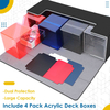 Wholesale Premium 400+ Card Pu Leather Deck Cards Box Trading Card Game Deck Box