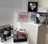 New Arrive Valentine's Day Gift Heart Shape Everlasting Infinity Forever Preserved Etern Rose in Acrylic Box