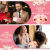 Valentine's Day Girls Mother Christmas Gift Double Open Heart Flower Box Peach Heart Gift Box