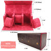 Custom Watch Roll Travel Case 3 Slots Luxury Leather Portable Storage Box Organizer for Watches