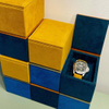 Custom Velvet Clamshell Magnet Flap Cardboard Watch Bracelet Jewelry Gift Set Packaging Box with Pillow Insert