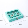 Wholesale Portable Ear Studs Necklace Small Bedroom Jewelry Storage Packaging Box with Glass Window