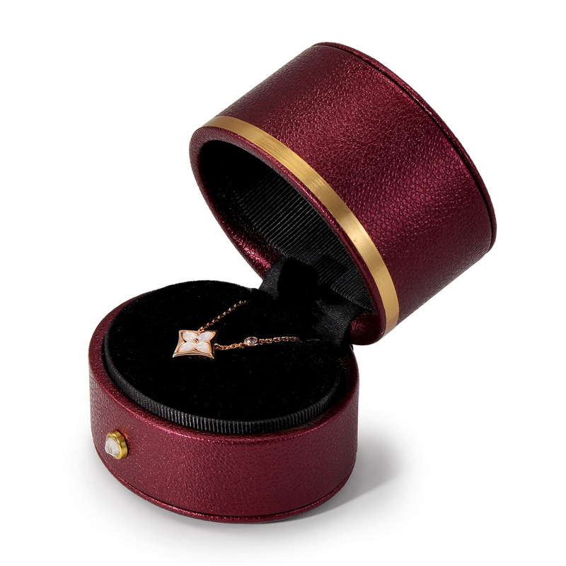 Customized Luxury Cylinder Jewelry Box Ring Earring Necklace Packaging Box Bracelet Jewelry Storage Box