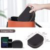 Leather Travel Jewelry Packaging Gift Box Ring Earring Necklace Case Display Storage Travel Jewelry Organizer Wallet