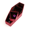 New Arrival Coffin Shape PU Leather Card Deck Case Box Board Game Card Sleeve Holder Box Storage Case for Collection