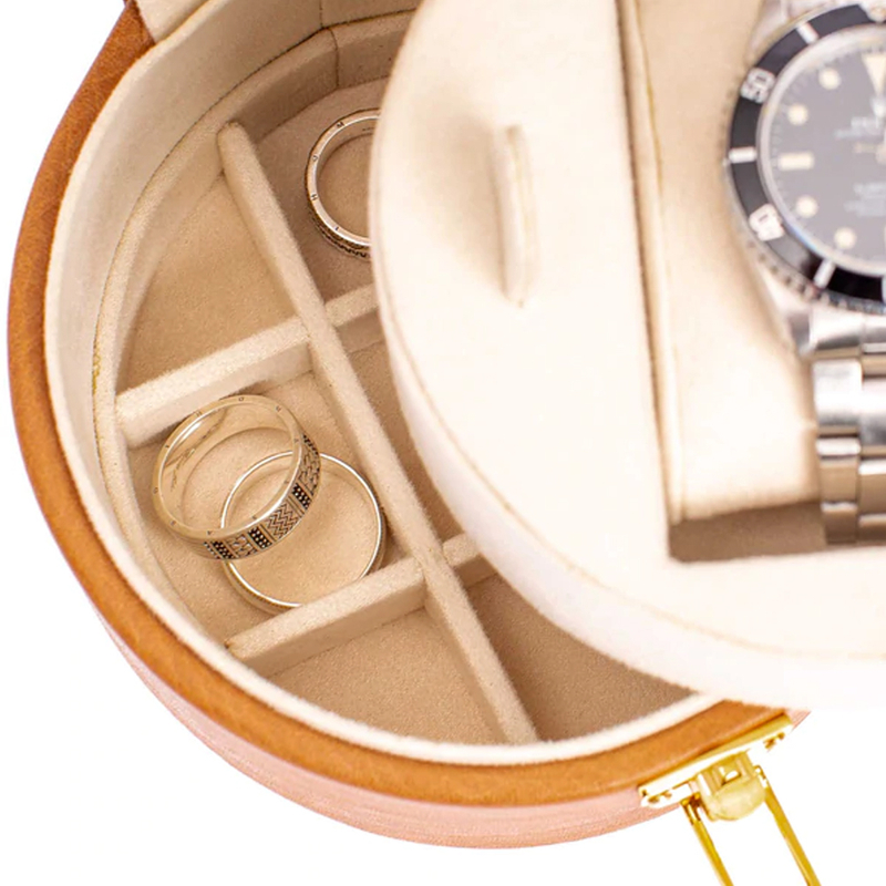 OEM Custom Single Gift Packaging Storage Watches Case for Men Travel Portable Luxury Pu Leather Watch Box