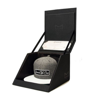 Hot Selling Wholesale Custom Paper Magnetic Baseball Hat Box Snapback Packaging Square Sport Hat Boxes