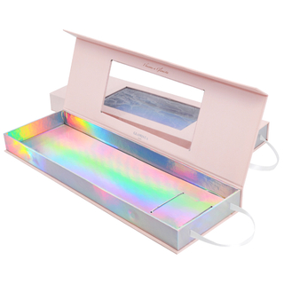 Luxury Wig Magnetic Packaging Gift Boxes Printing Folding Cardboard Gift Box Custom Logo Packaging Boxes