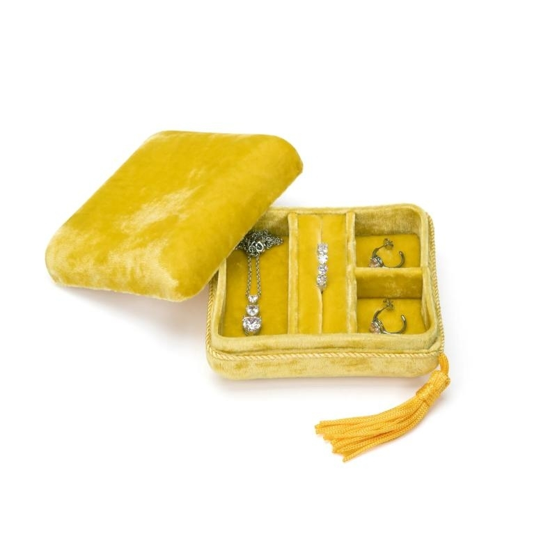 Velevt Jewelry Storage Set Box with Tassel