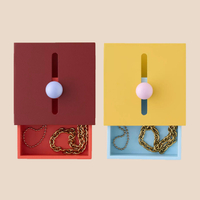 Small Wooden Trinket Jewelry Storage Box