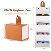 Travel Glasses Case Multiple Pairs Eyeglasses Storage Box Hanging Eyewear Holder with Multi Slots