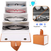 Travel Glasses Case Multiple Pairs Eyeglasses Storage Box Hanging Eyewear Holder with Multi Slots