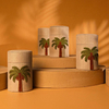 Coconut Palm Embroidered Linen Fragrance Gift Set