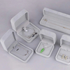 Custom Gray Velvet Earring RingJewelry Box Set Supplier