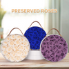 Preserved Rose Handle Gift Round Box