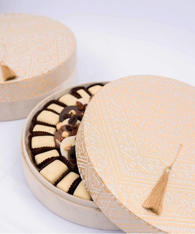 Fabric Food Storage Tassel Box