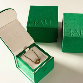 Magnetic Closure Velvet Ring Earring Necklace Jewelry Box Manufacturer