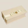 Fancy Mini White Gold Wedding Magnetic Closure Gift Storage Paper Box Packaging with Ribbon Lids Wedding Candy Box