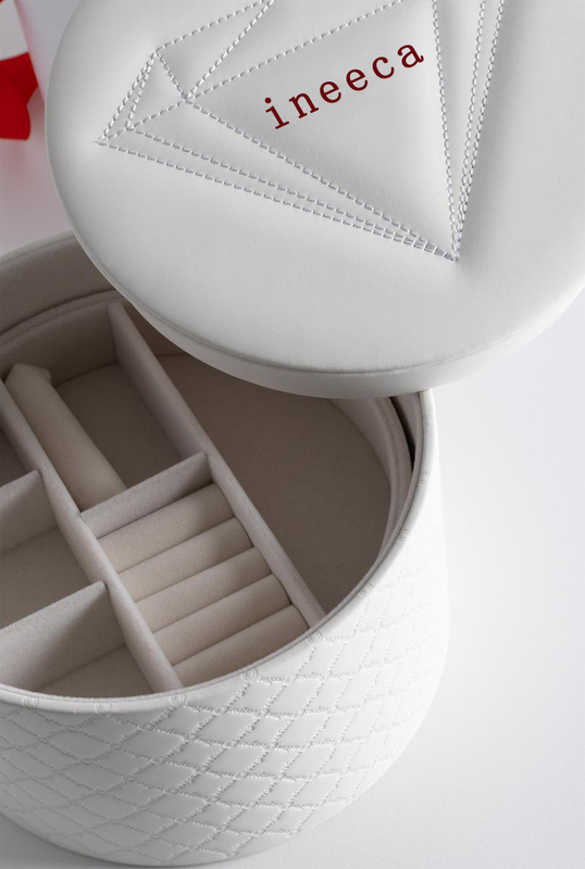 Double Layer Cylinder Watch Jewelry Leather Box