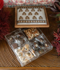 Transparent Acrylic Mbroidered Candy Chocolate Dates Box with Dividers