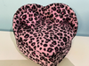 Pink Leopard Sofa Animal Print Heart Plush Jewelry Box Gift Ring Holder Mirror Luxury Velvet Earring Necklace Packaging Box
