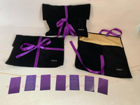 Custom Extension Wig Packaging Boxes Pouch Cotton Envelope Bag