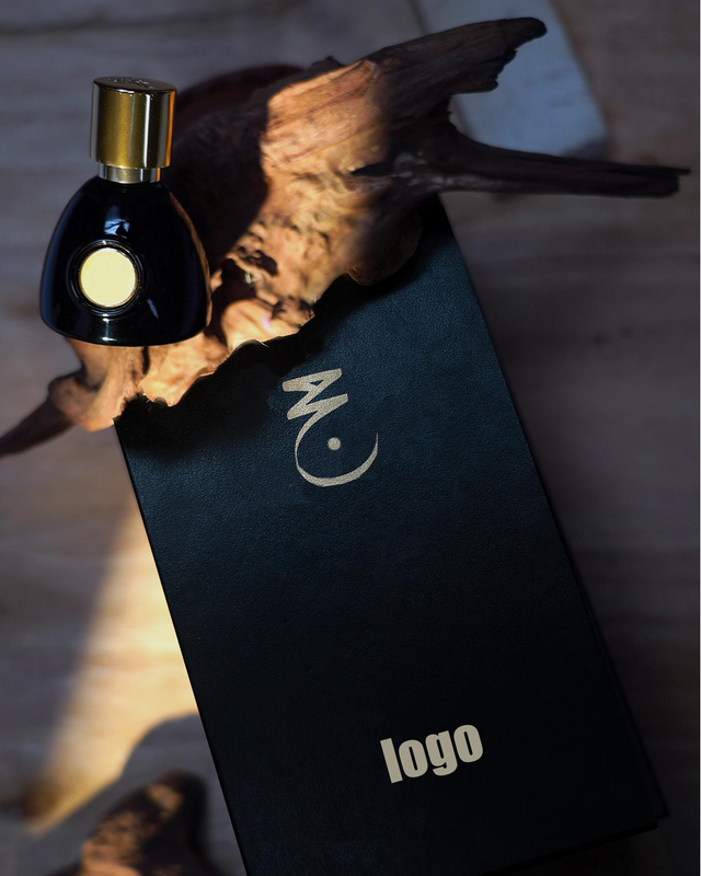 Custom Logo Black Leather Perfume Box 30ml 50ml 100ml Package Luxury Perfume Bottle Gift Box Packaging with Handles