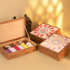 Tassel Embroidery Wood Chocolate Box