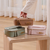 Portable Perfume Travel Pouch Bag Leather Storage