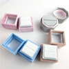 Custom new style luxury octagonal wedding ring velvet flannelette packaging in EECA