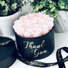 Luxury Design Preserved Flower Bouquet Packaging Boxes Custom Round Box for Flowers Box