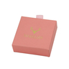 Popular Custom Logo Small Paper Cardboard Drawer Style Ring Earring Necklace Bracelet Jewelly Gift Packaging Box with Pouch