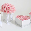 Dream Starry Sky Diamond Cover Paper Heart Shaped Square Round Flower Bouquet Arrangement Packaging Box