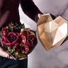 Hot sales Custom Design Cardboard Flowers Heart Shape Chocolate Packaging Gift Box