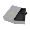 Luxury Custom Gold Logo Paper Cardboard Grey Perfume Bottle Cosmetic Gift Packaging Box with Foam Insert