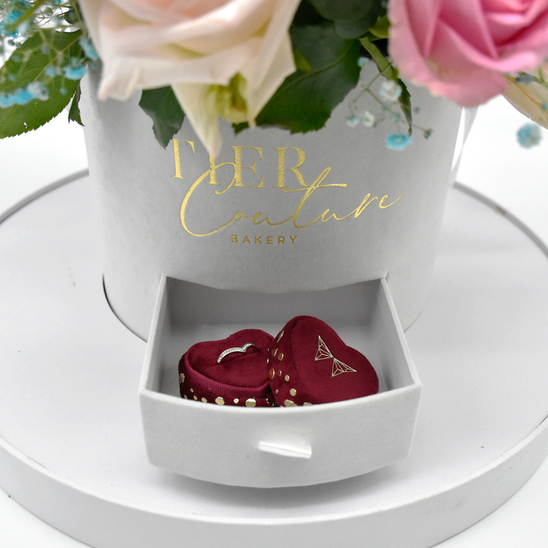 Custom Logo Large Transparent Plastic Round Cylinder Paper Rose Flower Packaging Gift Box with Drawer for Wedding Chocolate
